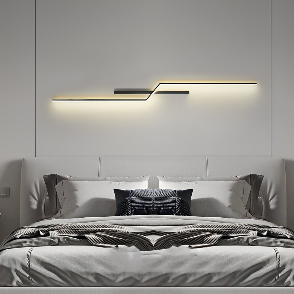 LumoStripe | Lines Kreative LED Moderne Minimalistische Wandlampe Decorique.de