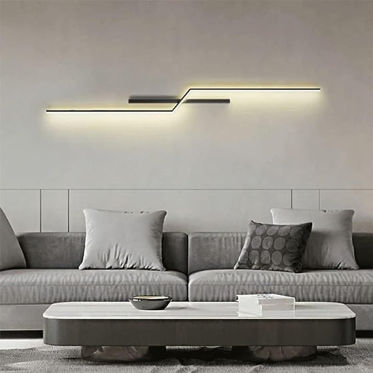 LumoStripe | Lines Kreative LED Moderne Minimalistische Wandlampe Decorique.de
