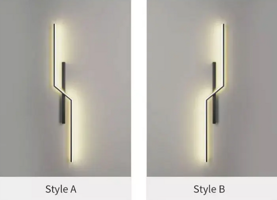 LumoStripe | Lines Kreative LED Moderne Minimalistische Wandlampe Decorique.de