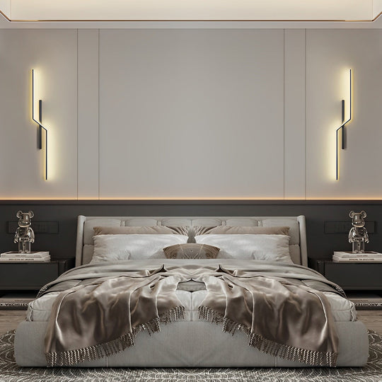 LumoStripe | Lines Kreative LED Moderne Minimalistische Wandlampe Decorique.de