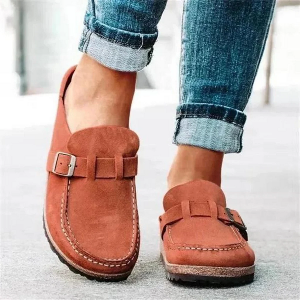 LunaStrap | Orthopädische Clogs für Frauen Rost Decorique.de