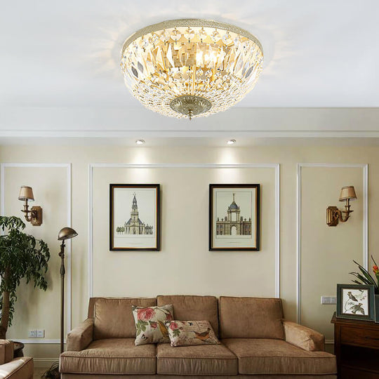 LustraLux | Glänzende Kristall-Deckenleuchte im Retro-Stil Decorique.de