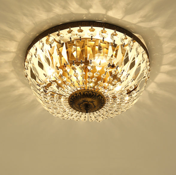 LustraLux | Glänzende Kristall-Deckenleuchte im Retro-Stil Decorique.de