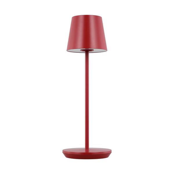 Luxalight | Luxuriöse Kabellose Tischleuchte Rot Decorique.de