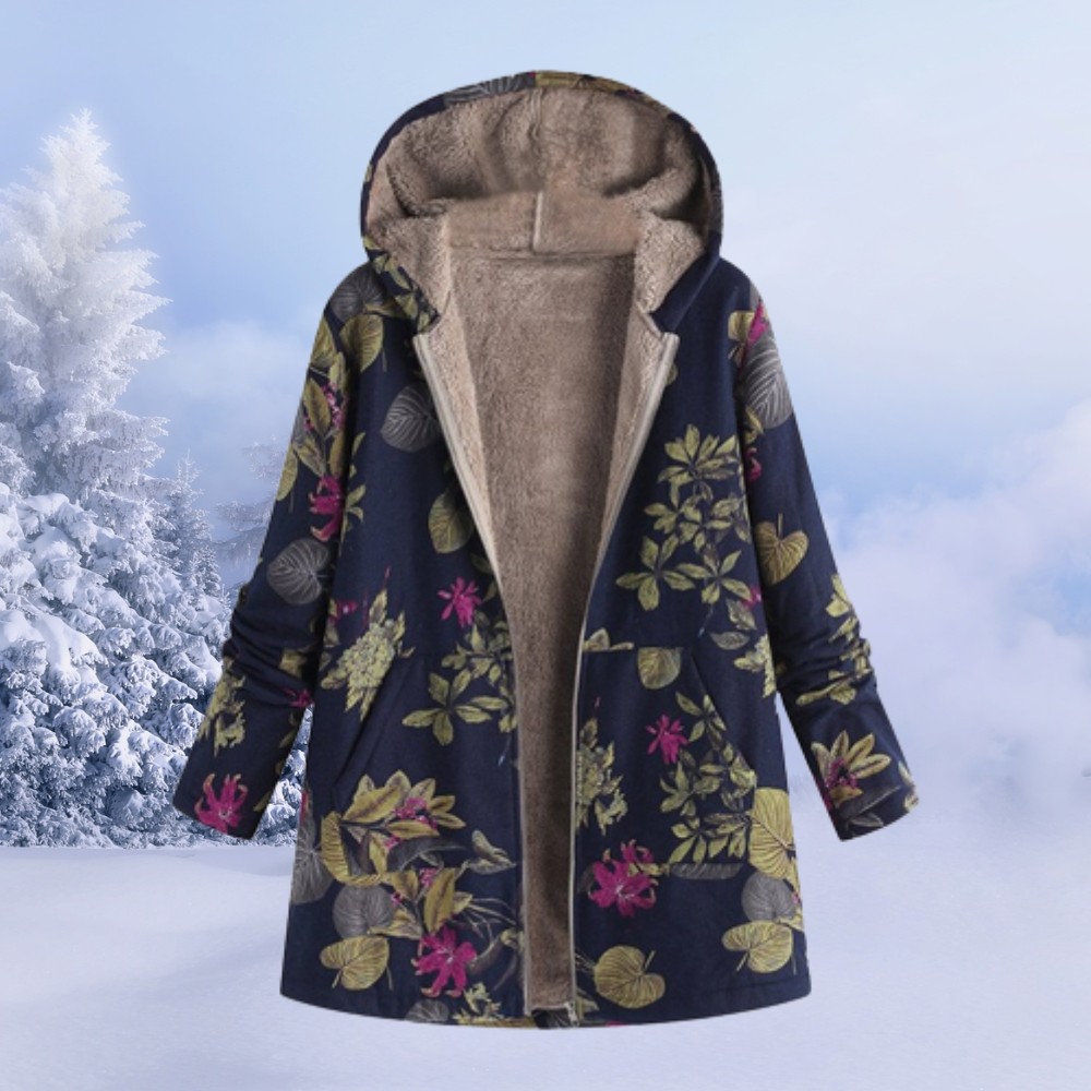 LuxeBloom | Dein exklusives Blumen-Outfit für den Winter Dunkelblau Decorique.de