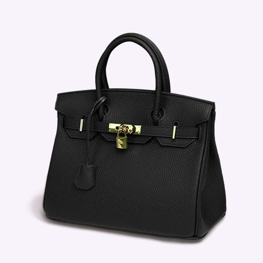 LuxeCarry | Handtasche – Zeitloses Design & Viel Stauraum Schwarz Decorique.de