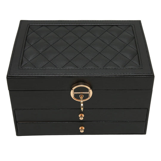 LuxeCase | Leather Jewellery Box – Multi-Layer Elegant Design Decorique.de