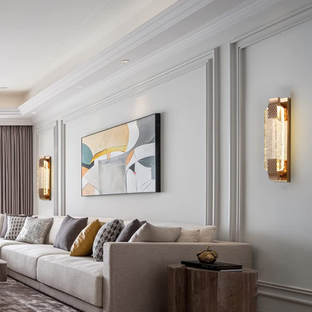 LuxeLine | Dimmbare Kristall-Wandleuchte Decorique.de