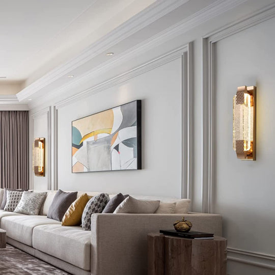 LuxeLine | Dimmbare Kristall-Wandleuchte Decorique.de