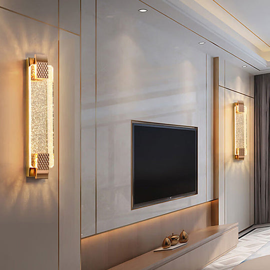 LuxeLine | Dimmbare Kristall-Wandleuchte Decorique.de