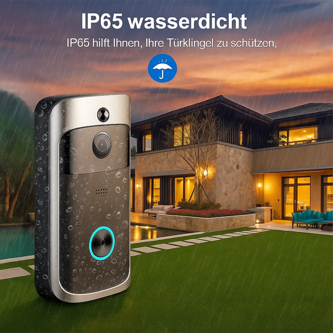 LuxGuard | Kabellose Video-Türklingel mit Akku für ultimative Sicherheit Decorique.de