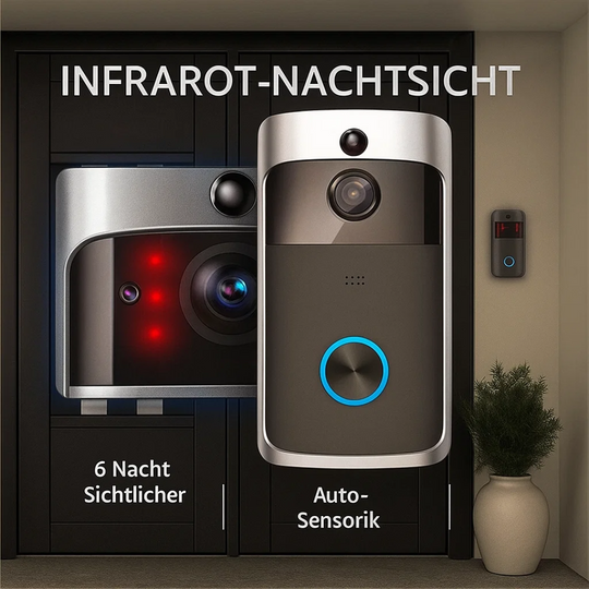 LuxGuard | Kabellose Video-Türklingel mit Akku für ultimative Sicherheit Decorique.de