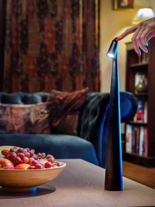 Lyslux | Kabellose LED-Tischlampe im nordischen Design Decorique.de