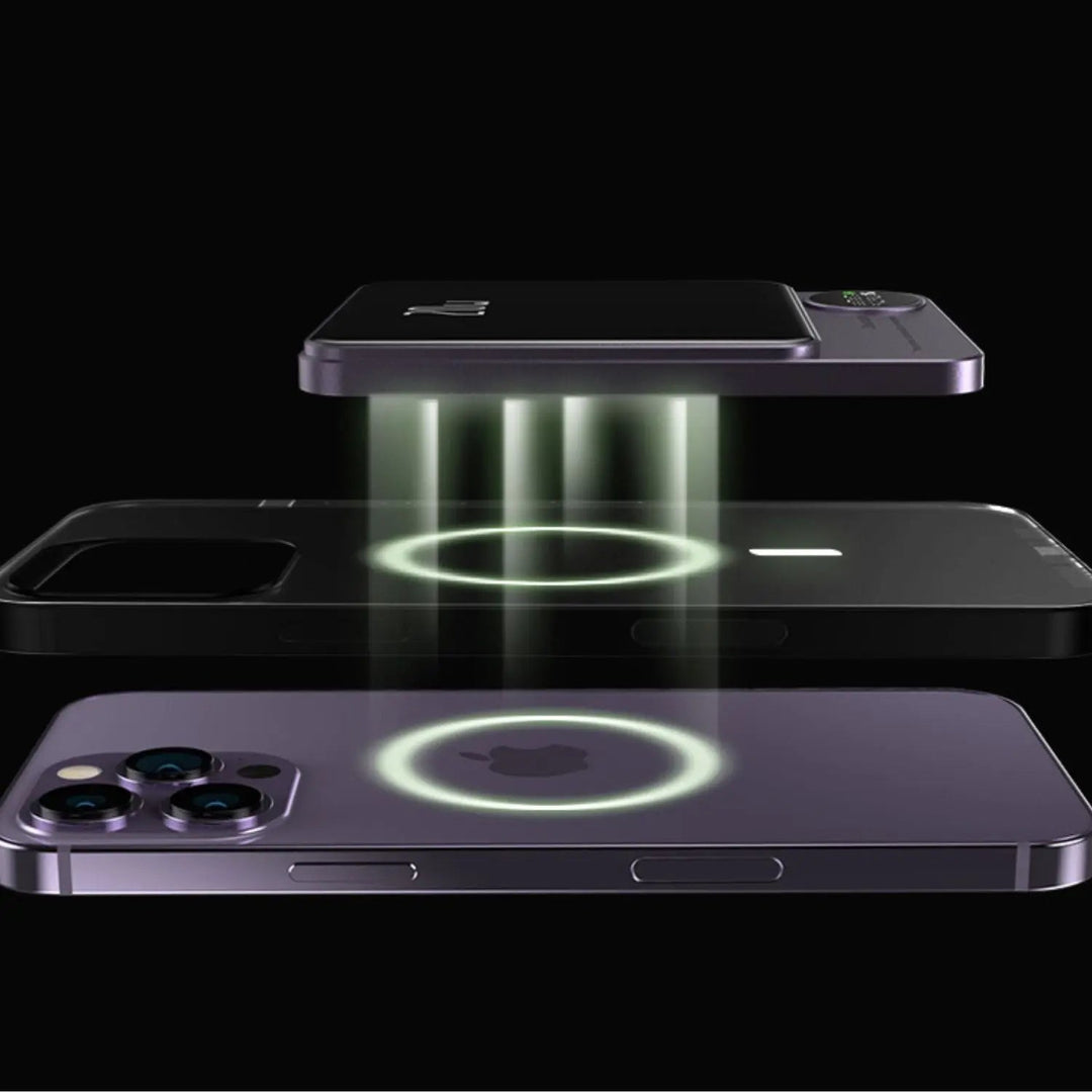 MagBoost | Kompakte Powerbank – Drahtloses & Kabelgebundenes Schnellladen Decorique.de