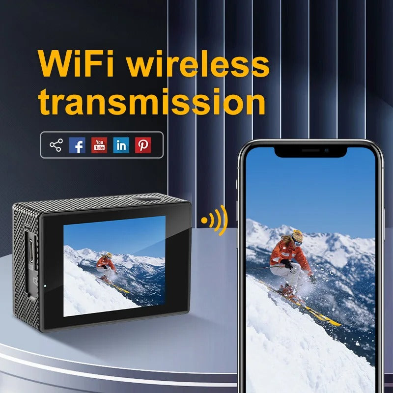 ActionView | 4K Sportkamera – Ultra HD Aufnahmen für jedes Abenteuer
