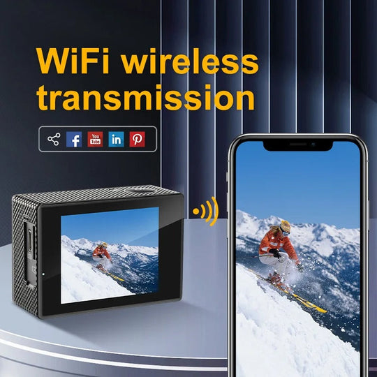 ActionView | 4K Sportkamera – Ultra HD Aufnahmen für jedes Abenteuer