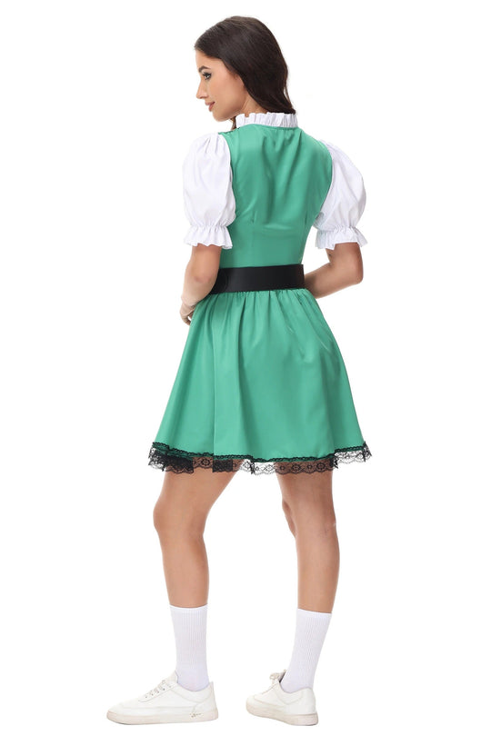 GrünGlanz | Elegantes Oktoberfest-Paar-Kostüm