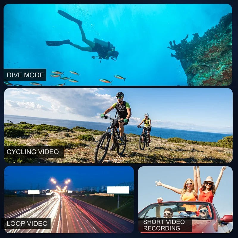 ActionView | 4K Sportkamera – Ultra HD Aufnahmen für jedes Abenteuer