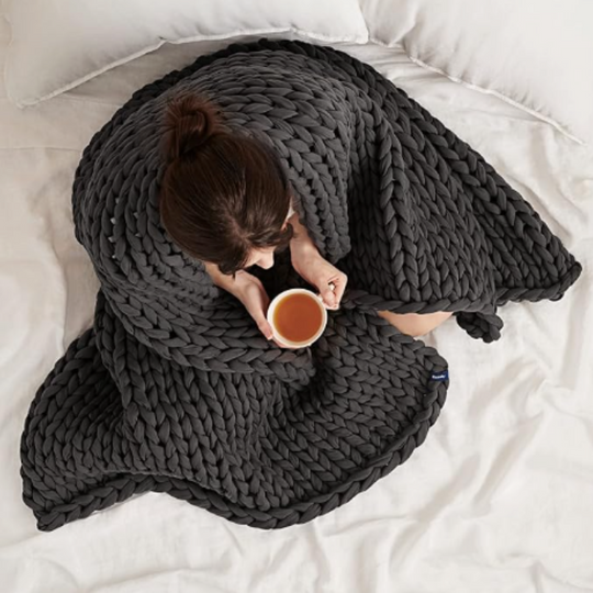 CuddleDream | Gewichtsdecke aus Bio-Baumwolle für erholsamen Schlaf