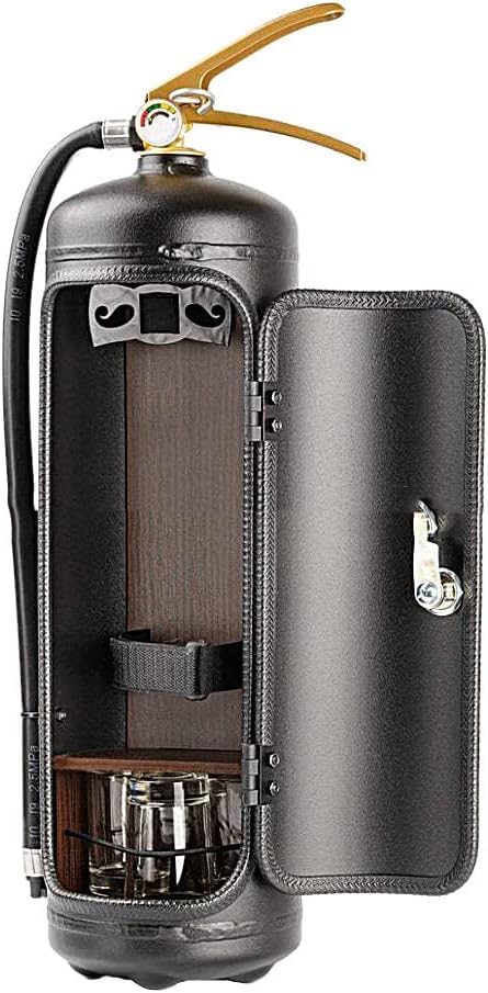 ManCave | Witziges Getränke-Dosen-Set im Feuerlöscher-Look Schwarz Decorique.de