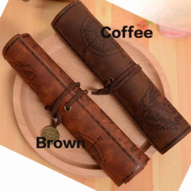 MapRoll | Vintage Leder Stiftetui Decorique.de