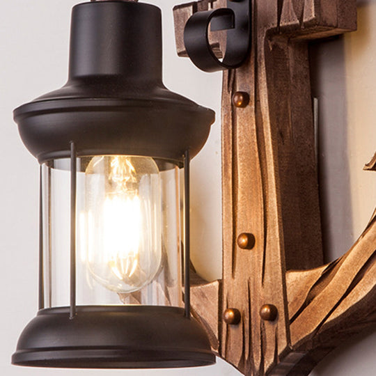 MarineGlow | Holz-Anker LED-Lampe Decorique.de