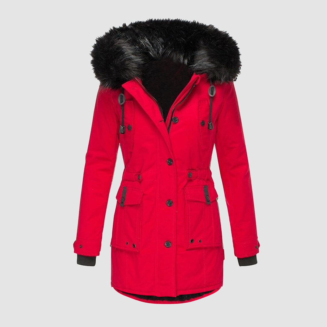 Marisa | Damen Winterjacke – Wärme & Stil Rot Decorique.de