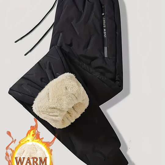 Markus | Herren Outdoorhose – Warm & Winddicht Schwarz Decorique.de