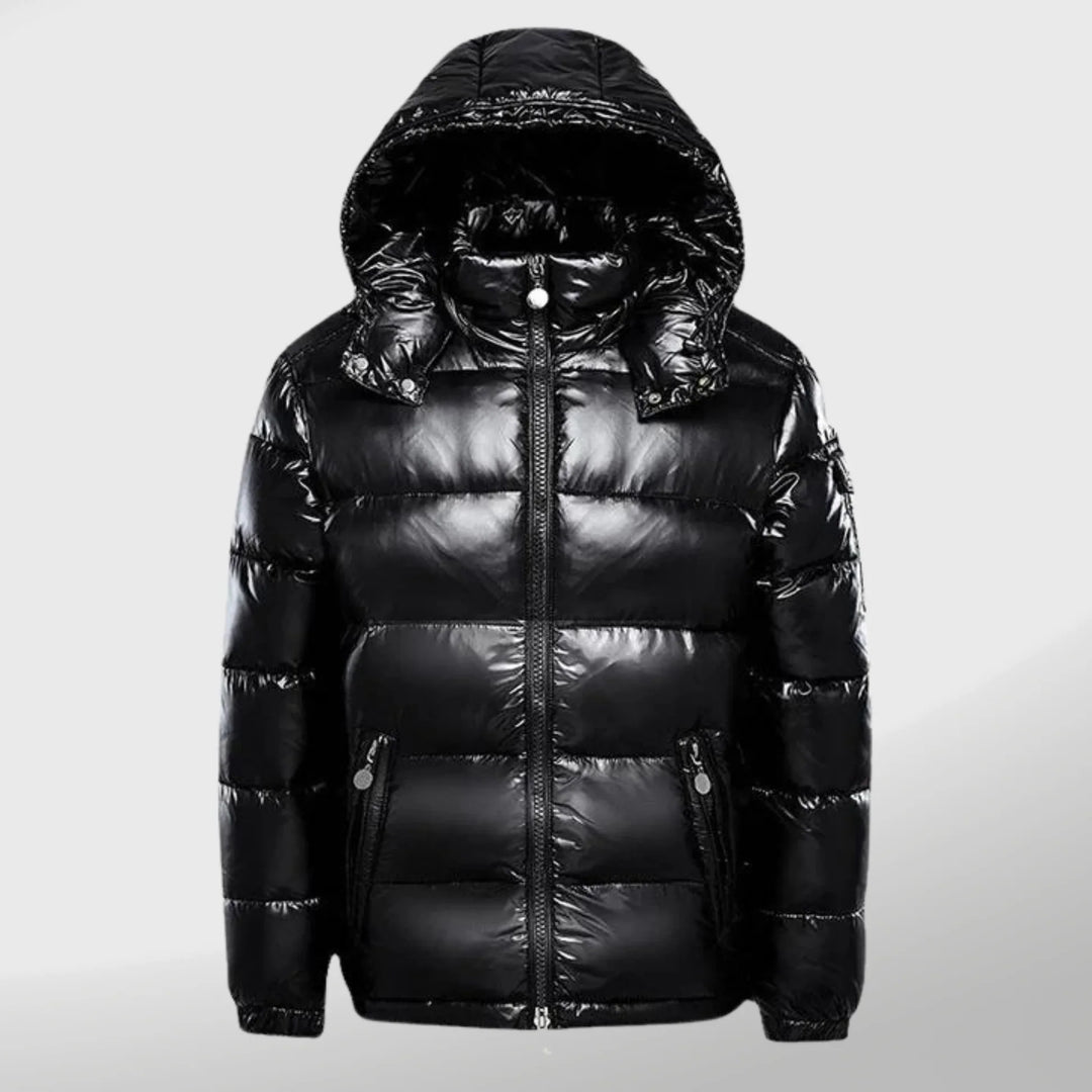 Marty | Langarm Pufferjacke – Winddicht & Elegant Schwarz Decorique.de