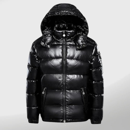 Marty | Langarm Pufferjacke – Winddicht & Elegant Schwarz Decorique.de
