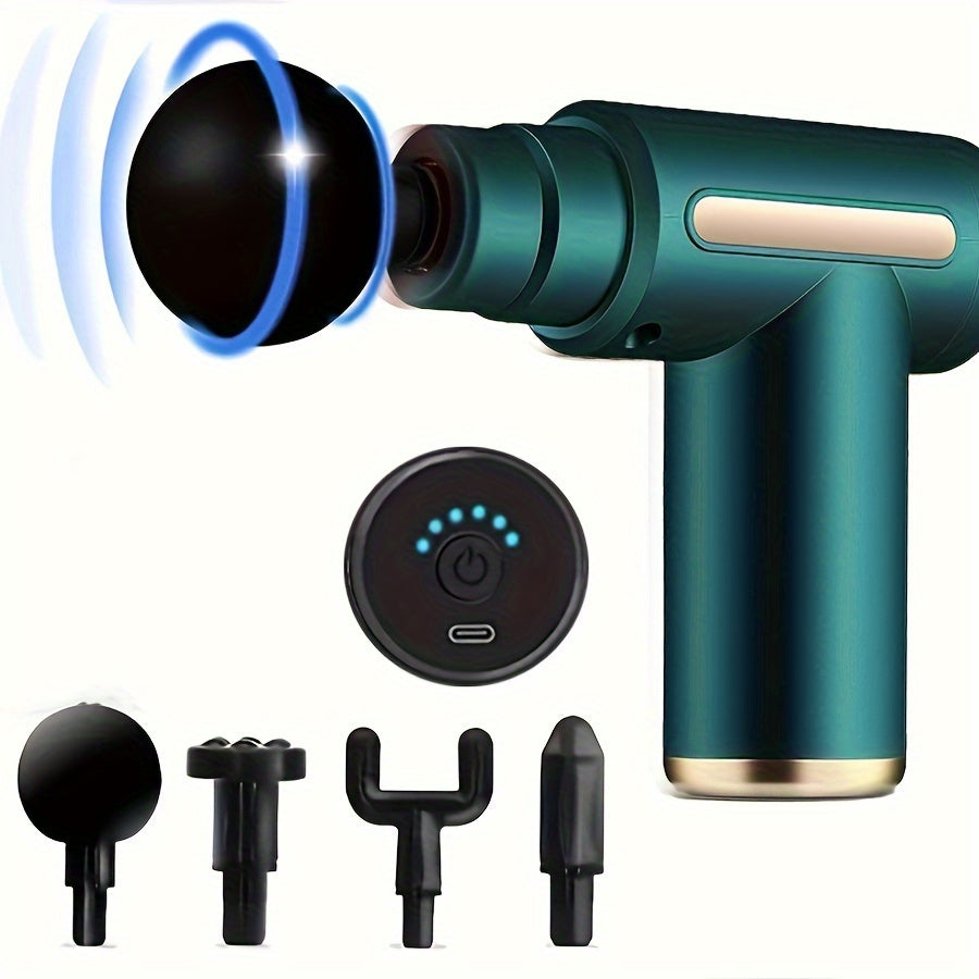 MassageGun PRO | Orthopädische Muskelmassage für tiefe Entspannung Grün Decorique.de