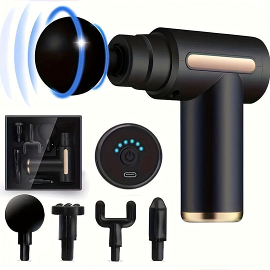 MassageGun PRO | Orthopädische Muskelmassage für tiefe Entspannung Schwarz Decorique.de