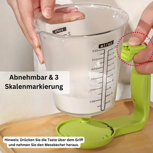MeasureMate | Vielseitige & Intelligente Messwaage Becher Decorique.de