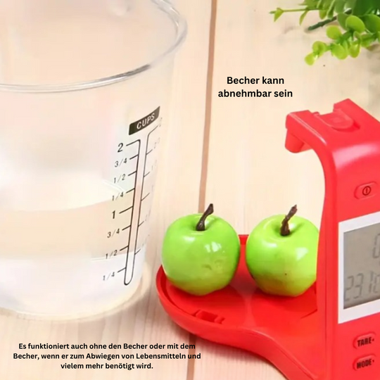 MeasureMate | Vielseitige & Intelligente Messwaage Becher Decorique.de