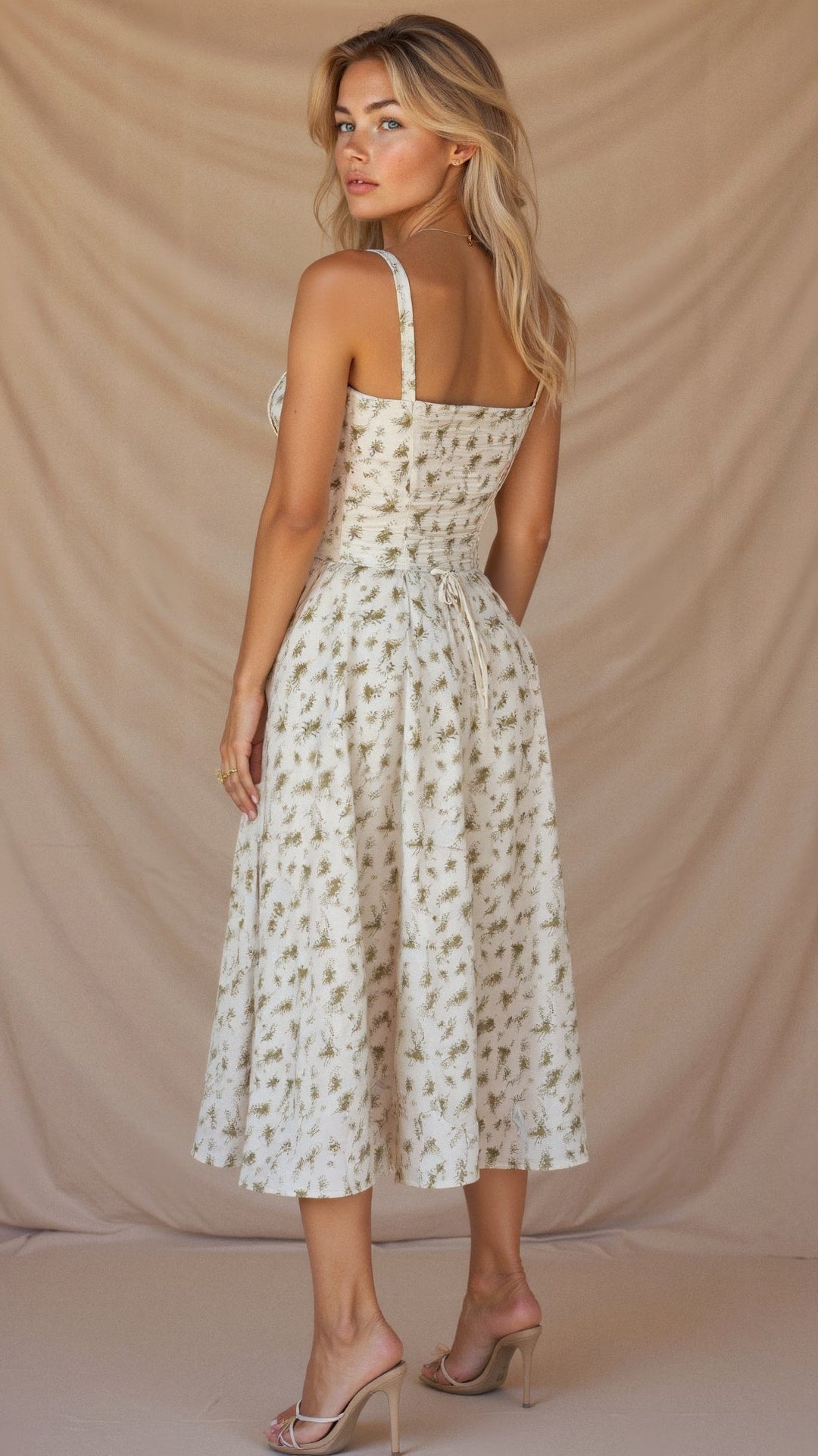 Michelle | Damen Festliche Sommerkleind | Midi Decorique.de