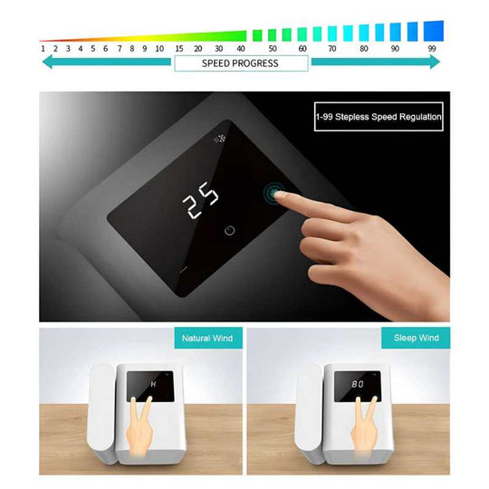 MicroCool | Mini-Klimagerät Tragbarer Verdunstungs-Sumpfkühler mit 1000ml Wassertank Decorique.de