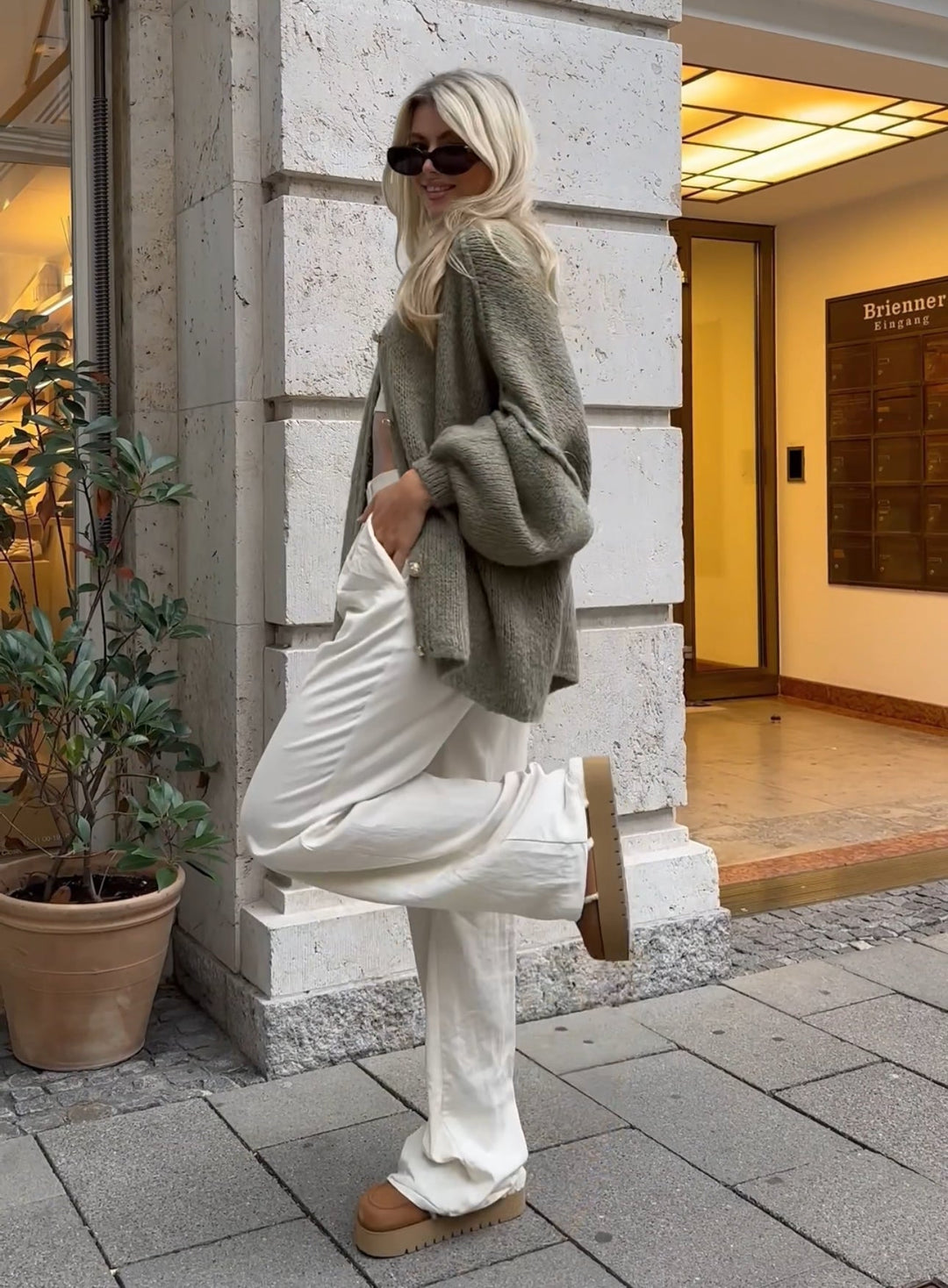 Milena | Weicher Oversized-Cardigan für Layering-Looks | Damen Decorique.de