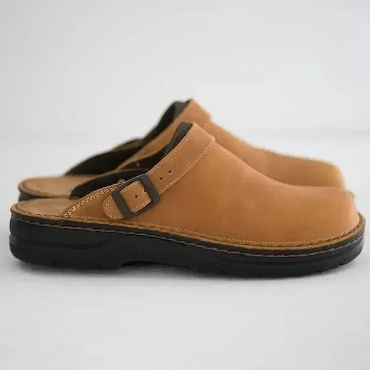 Milo | Komfortabler Clog mit urbanem Flair | Herren Beige Decorique.de