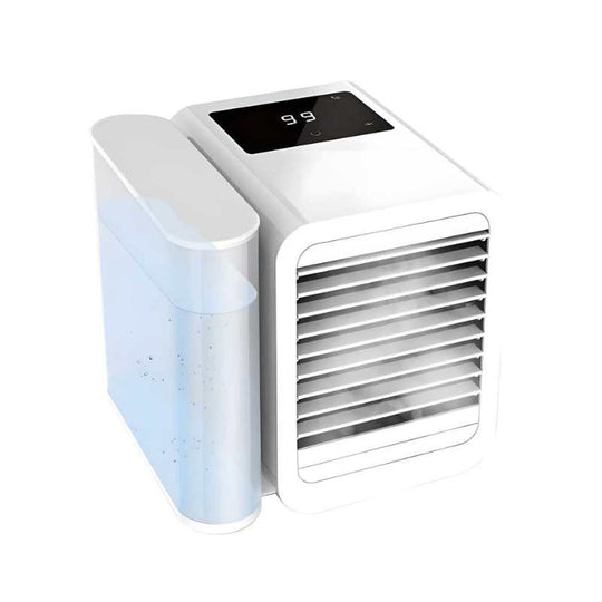 MicroCool | Mini-Klimagerät Tragbarer Verdunstungs-Sumpfkühler mit 1000ml Wassertank