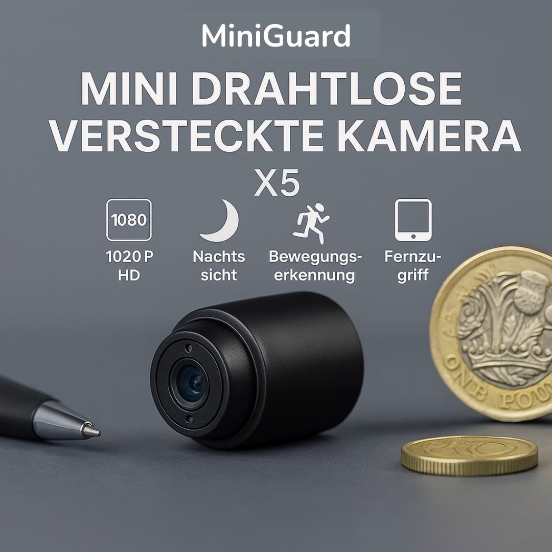 MiniGuard | Smarte HD-Minikamera mit App & Bewegungserkennung Decorique.de