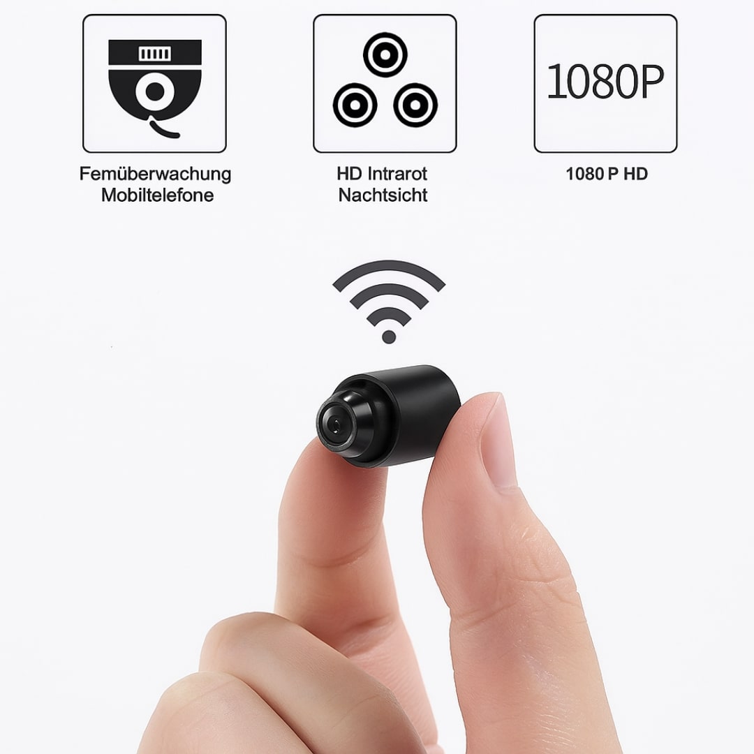 MiniGuard | Smarte HD-Minikamera mit App & Bewegungserkennung Decorique.de