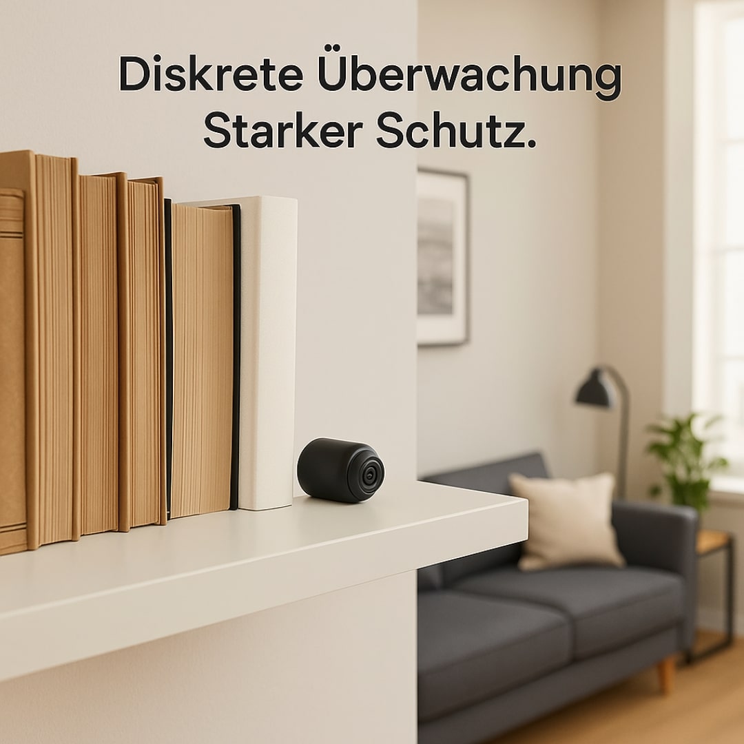 MiniGuard | Smarte HD-Minikamera mit App & Bewegungserkennung Decorique.de