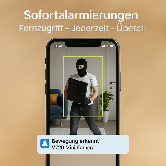 MiniGuard | Smarte HD-Minikamera mit App & Bewegungserkennung Decorique.de