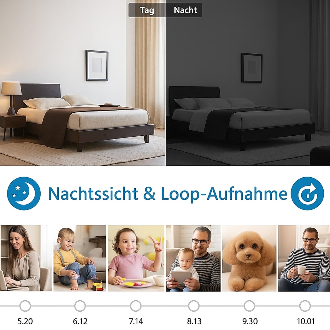 MiniGuard | Smarte HD-Minikamera mit App & Bewegungserkennung Decorique.de
