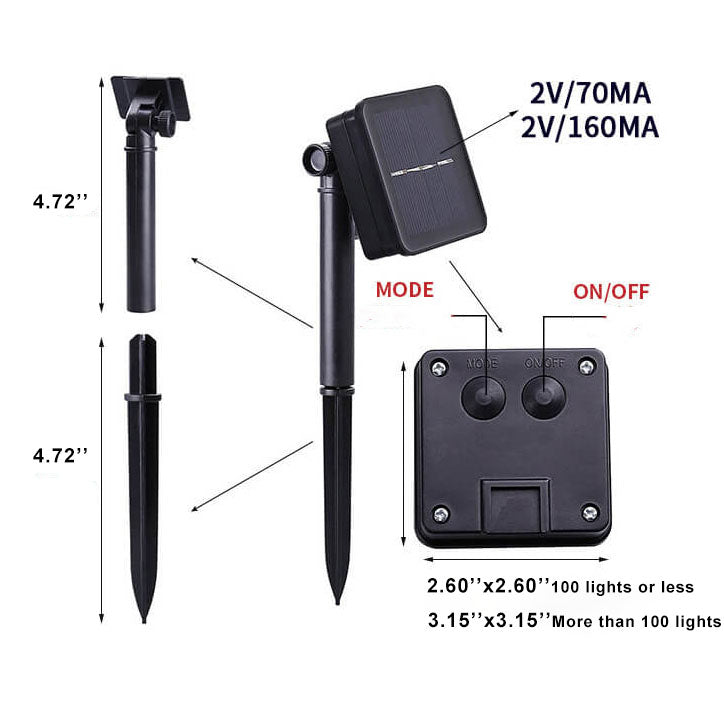 MiraGlow | Orientalische LED-Lichterkette mit Solarbetrieb Decorique.de