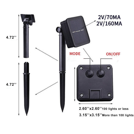 MiraGlow | Orientalische LED-Lichterkette mit Solarbetrieb Decorique.de