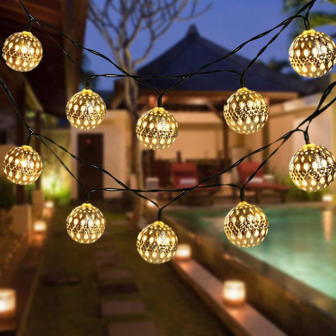 MiraGlow | Orientalische LED-Lichterkette mit Solarbetrieb Warm Decorique.de