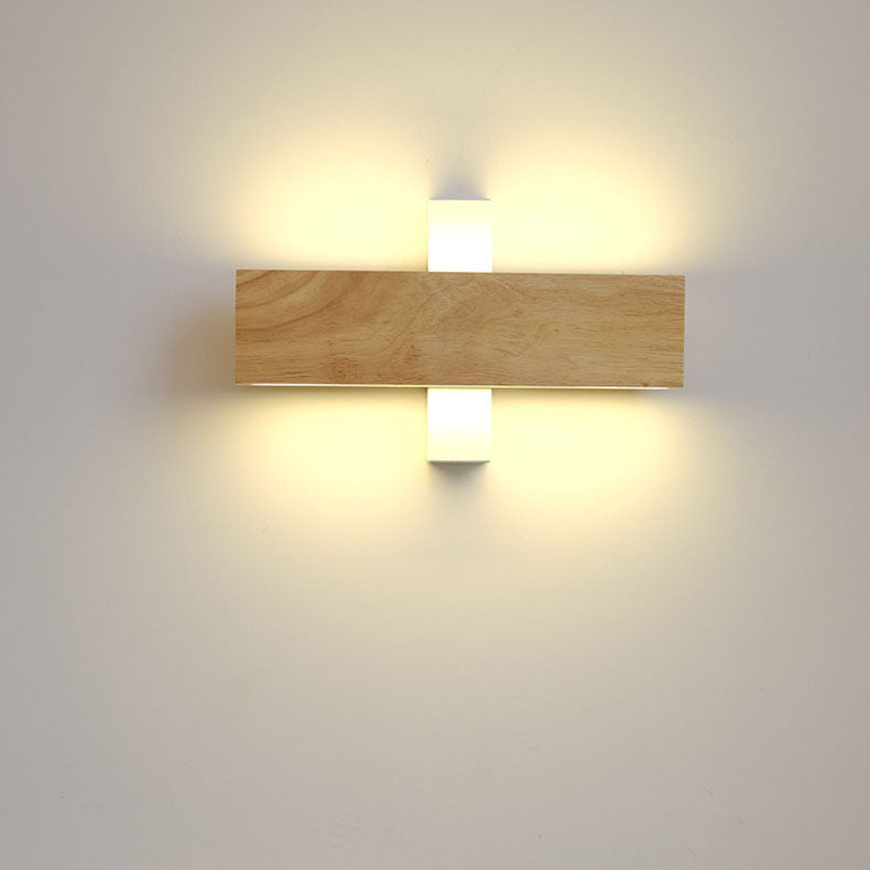MonoBeam | Schwenkbare Minimal-Wandleuchte aus Holz Decorique.de