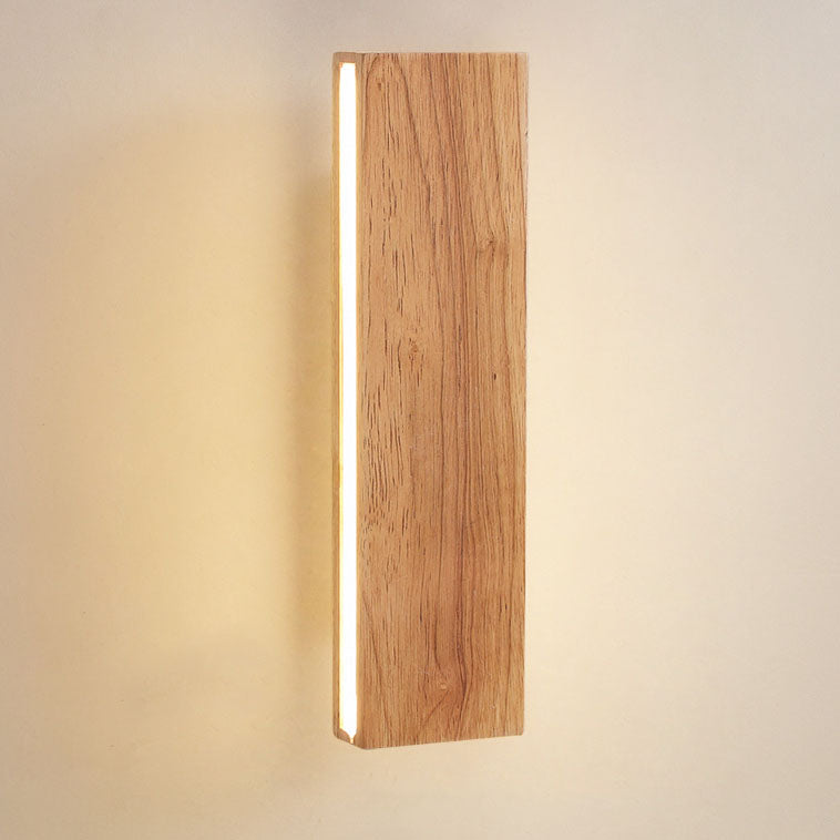 MonoBeam | Schwenkbare Minimal-Wandleuchte aus Holz Decorique.de