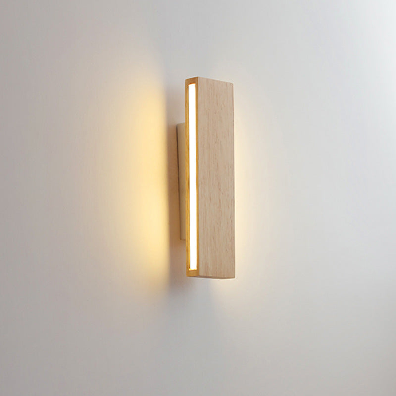 MonoBeam | Schwenkbare Minimal-Wandleuchte aus Holz Decorique.de